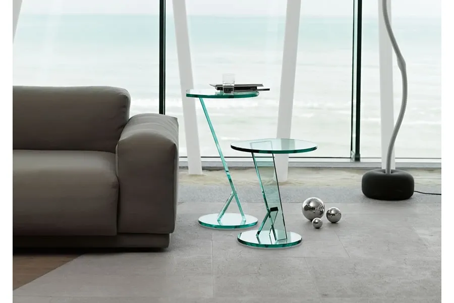obrazek 1 Designerski szklany stolik do stylowych wnętrz - Tonelli Design