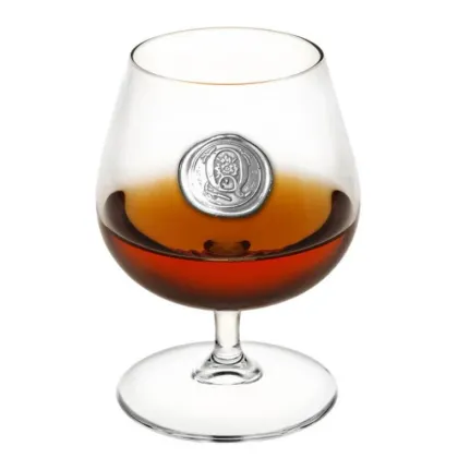 Zdjęcie Gustowny kieliszek do koniaku z grawerowaniem - 410 ml