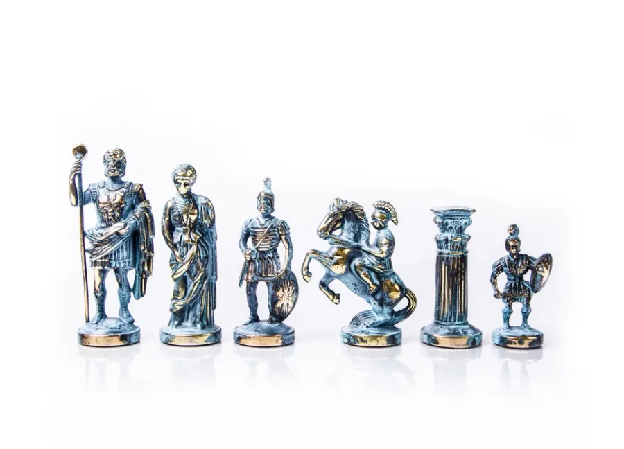 picture 2 Exclusive brass chess pieces – Battle of Corinth 