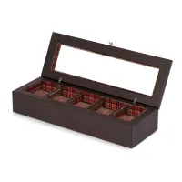 Zdjęcie Stylowe etui WM Brown na 5 zegarków