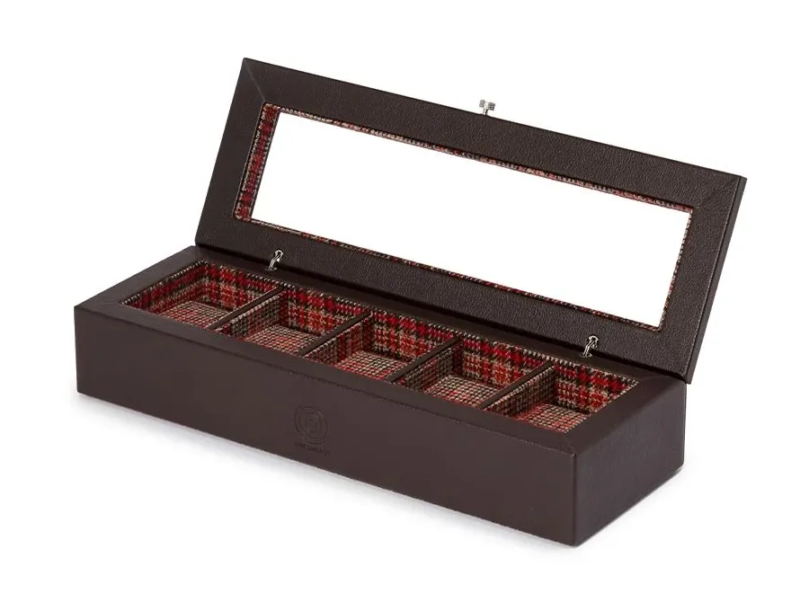 obrazek 1 Stylowe etui WM Brown na 5 zegarków