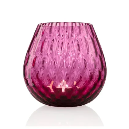 Zdjęcie Gustowny świecznik do salonu szkło Murano