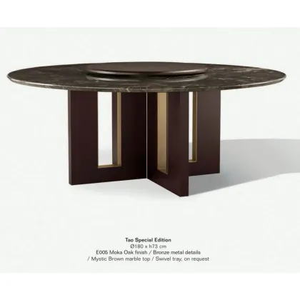 Picture Luxurious Tao table with a marble top