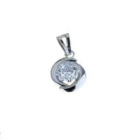 Picture Luxurious pendant light with machined and polished edge