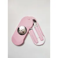 Zdjęcie Eleganckie Sztućce dla dzieci Piesek 18x8