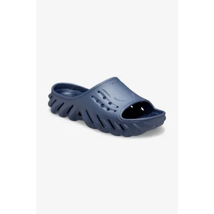 Zdjęcie Crocs klapki Echo 208170 męskie kolor brązowy 208170.STORM-NAVY