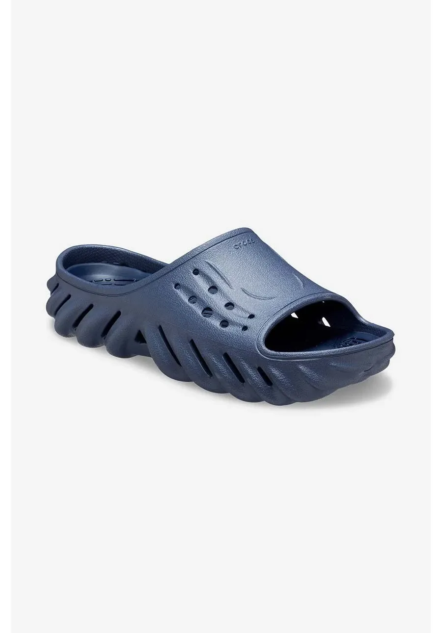 obrazek 1 Crocs klapki Echo 208170 męskie kolor brązowy 208170.STORM-NAVY