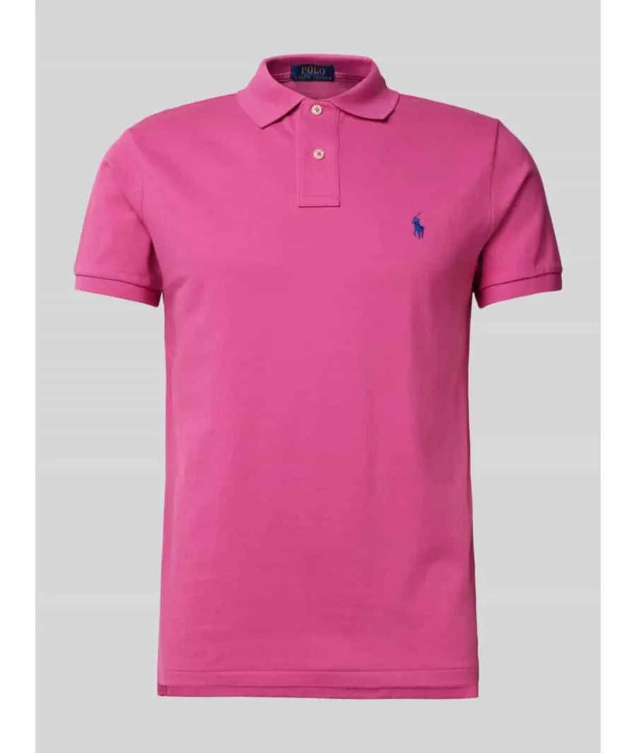 obrazek 1 Koszulka polo o kroju custom fit z czystej bawełny