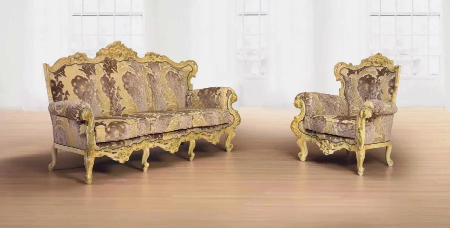 obrazek 1 Antyczna stylowa trzyosobowa sofa do wyjątkowego wnętrza - Morello Gianpaolo