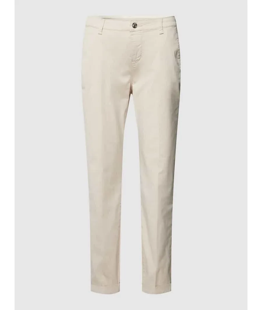 obrazek 1 Chinosy o skróconym kroju slim fit model ‘TURN UP’