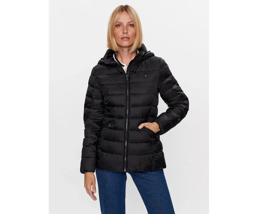 obrazek 1 Tommy Hilfiger Kurtka przejściowa WW0WW39581 Czarny Regular Fit