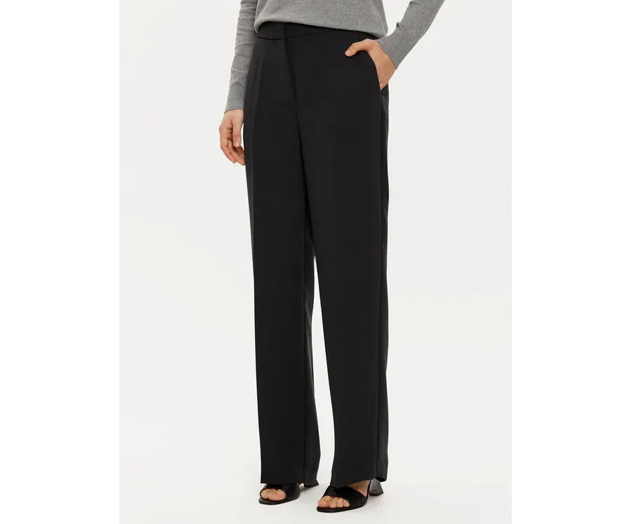 obrazek 1 Tommy Hilfiger Spodnie materiałowe WW0WW45445 Czarny Regular Fit