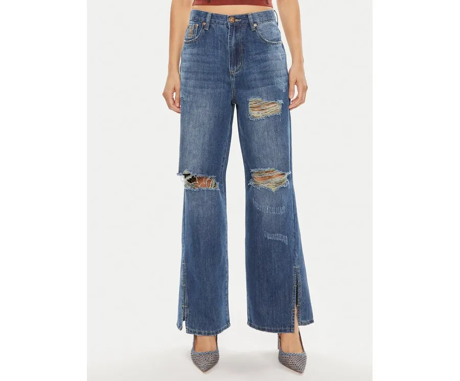 obrazek 1 One Teaspoon Jeansy Billie 26277 Niebieski Straight Leg