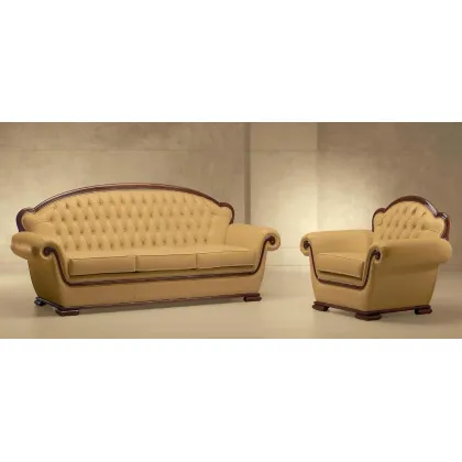 Zdjęcie Prestiżowa sofa i fotel w stylu francuskim do wyjątkowego salonu – Morello Gianpaolo