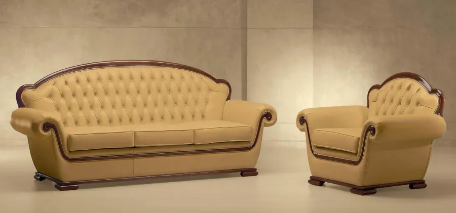 obrazek 1 Prestiżowa sofa i fotel w stylu francuskim do wyjątkowego salonu – Morello Gianpaolo