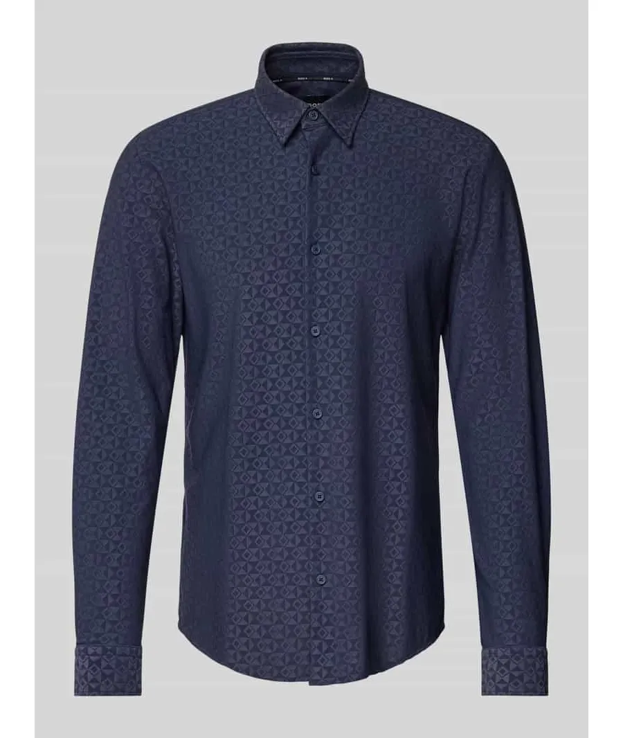 obrazek 1 Koszula casualowa o kroju slim fit z kołnierzykiem typu kent model ‘Roan’