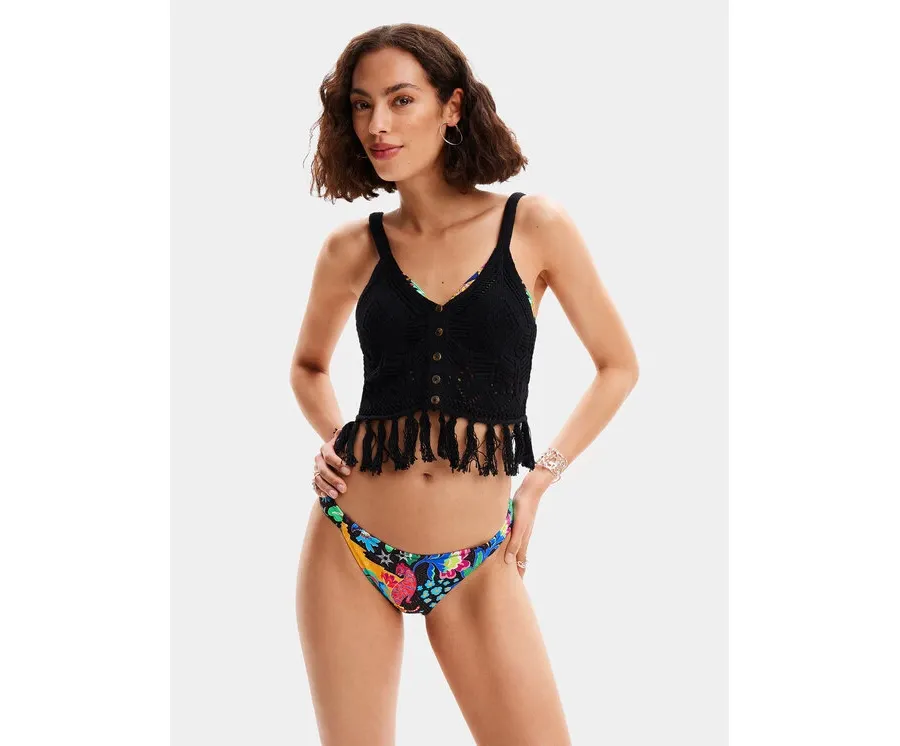 obrazek 1 Desigual Top Madagascar 24SWMF01 Czarny Regular Fit