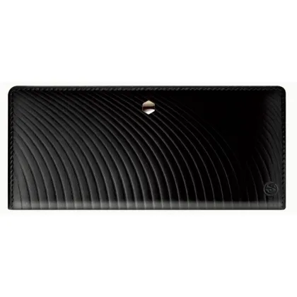 Zdjęcie Luksusowy czarny pokrowiec na pióra ze skóry Couture na 2 szt.