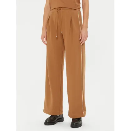 Zdjęcie Max Mara Leisure Spodnie dresowe Curve 2426786068 Brązowy Regular Fit