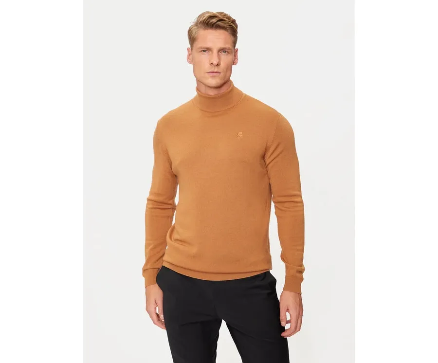 obrazek 1 KARL LAGERFELD Golf 655058 544399 Brązowy Regular Fit