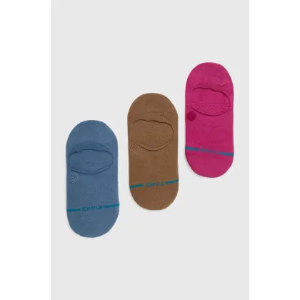 Zdjęcie Stance skarpetki Icon No Show 3-pack męskie kolor zielony