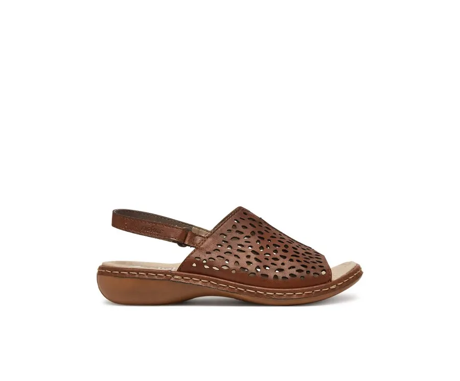 obrazek 1 Rieker Sandały 65985-25 Beżowy