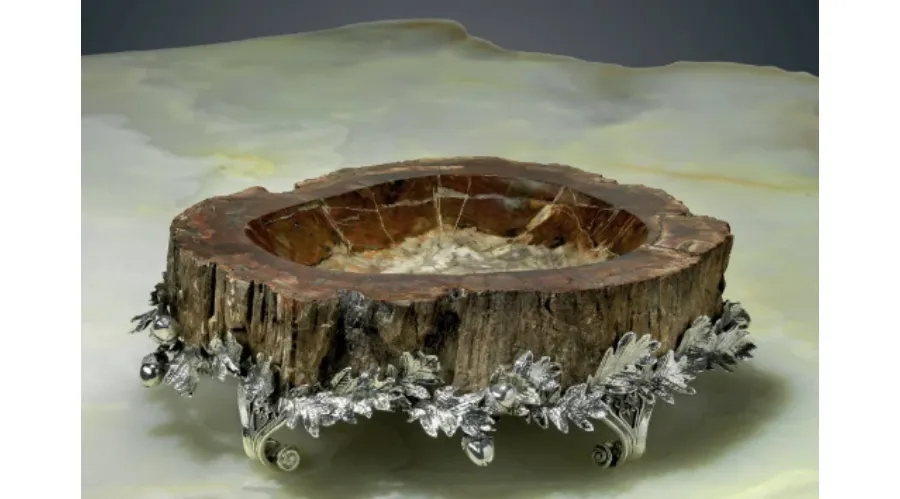 obrazek 1 Elegancka miska z drewna skopalnego