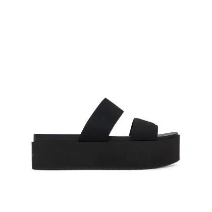 Zdjęcie Calvin Klein Jeans Klapki Flatform Sandal Webbing In YW0YW01789 Czarny