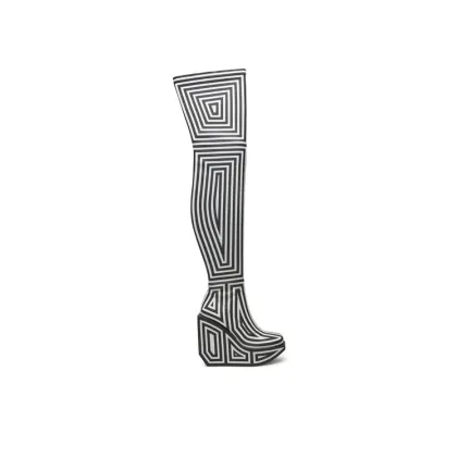 Zdjęcie United Nude Muszkieterki Wa Long Boot Hi 1087851082 Szary