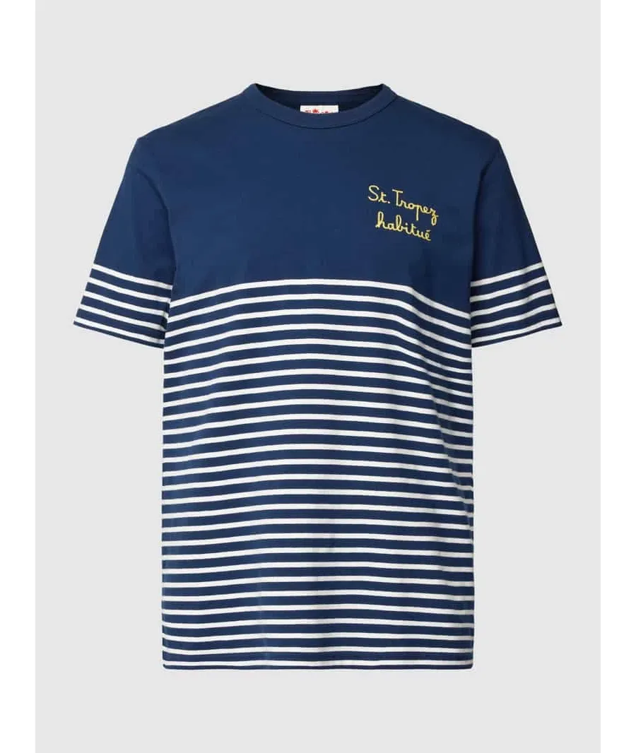 obrazek 1 T-shirt z wyhaftowanym logo model ‘PORTOFINO’
