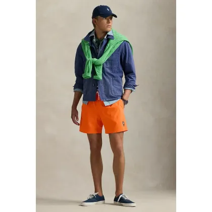 Zdjęcie Polo Ralph Lauren szorty kąpielowe kolor pomarańczowy 710963334