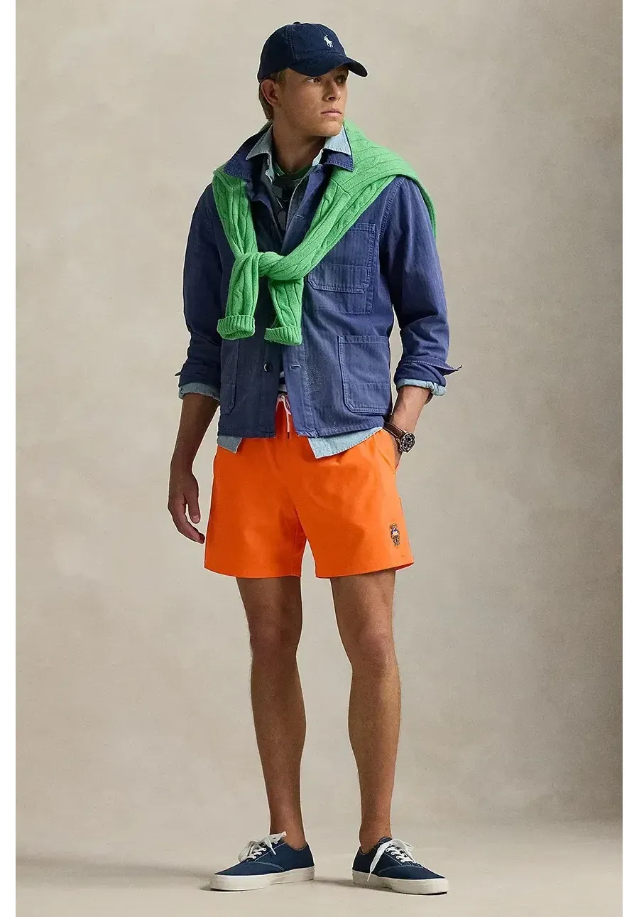 obrazek 1 Polo Ralph Lauren szorty kąpielowe kolor pomarańczowy 710963334
