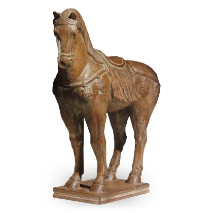 Zdjęcie Ekskluzywny ceramiczny koń H.40xL.37xP.10 cm