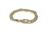 Picture Elegant gold three-color bracelet