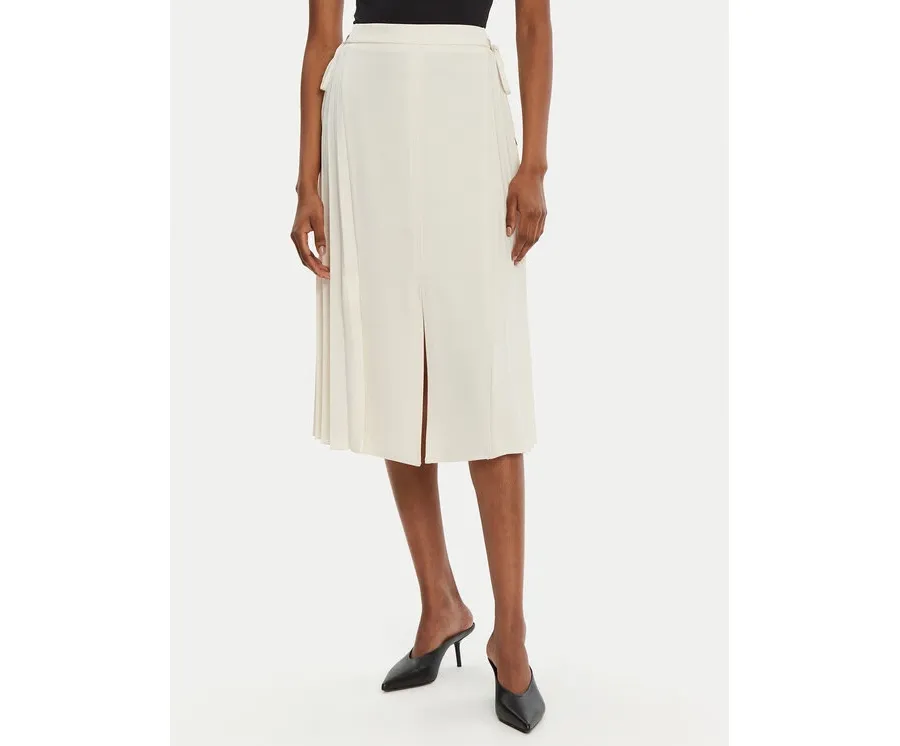 obrazek 1 Rinascimento Spódnica midi CFC0122491003 Écru Regular Fit