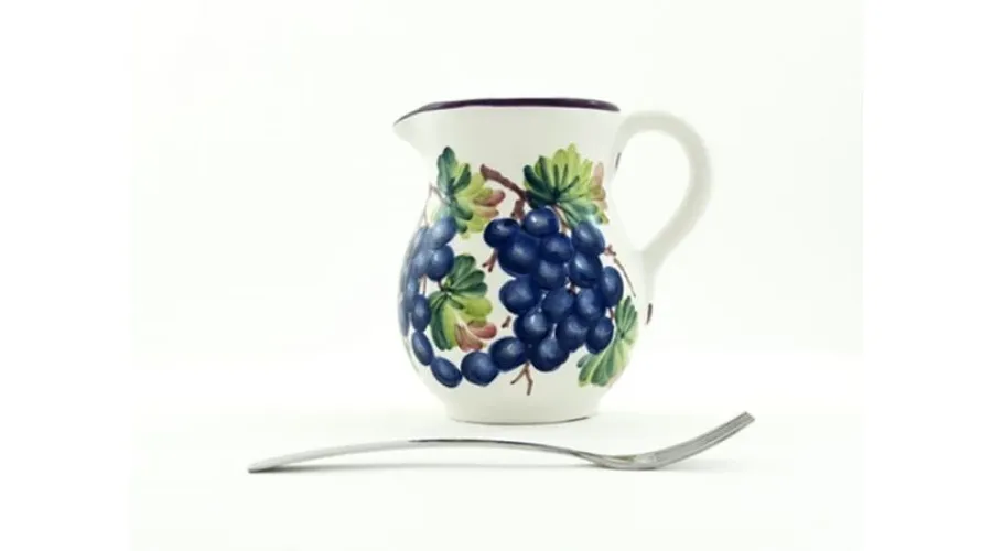 obrazek 1 Litrowy dzbanek z motywem granatowych winogron - Le Ceramiche