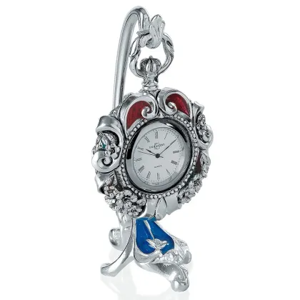 Picture Silver-plated desk pocket watch