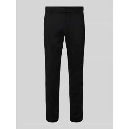 Zdjęcie Chinosy o kroju slim fit z dżerseju z przeszytym, podwiniętym zakończeniem nogawki