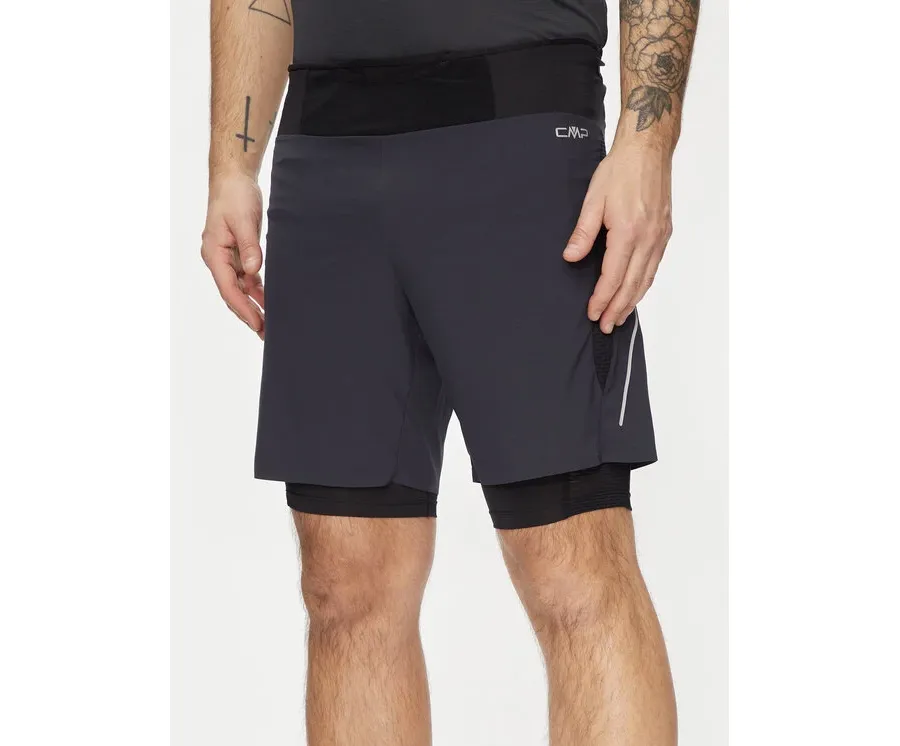 obrazek 1 CMP Szorty sportowe 32C6747 Szary Regular Fit