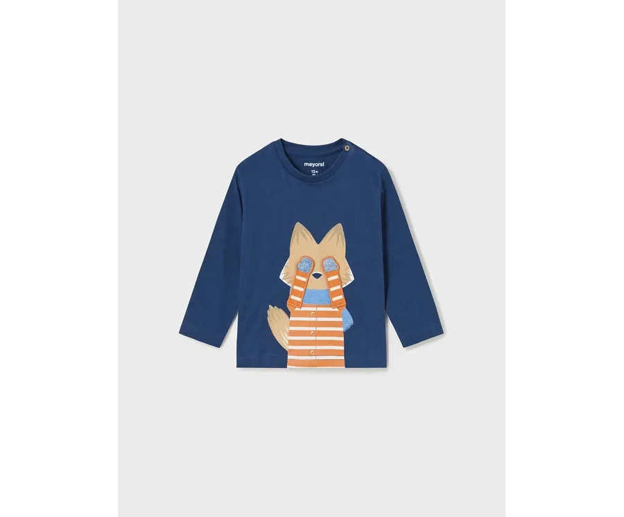 obrazek 1 Mayoral Bluzka 2.018 Niebieski Regular Fit
