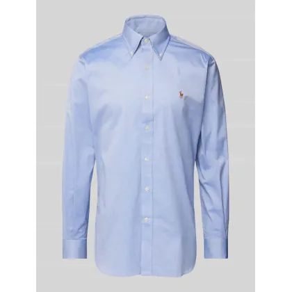 Zdjęcie Koszula biznesowa o kroju custom fit z wyhaftowanym logo