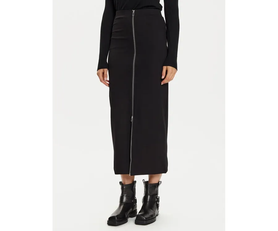 obrazek 1 Karen by Simonsen Spódnica maxi Rebecca 10105102 Czarny Slim Fit