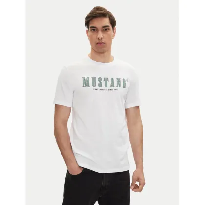 Zdjęcie Mustang T-Shirt Austin 1016281 Biały Regular Fit