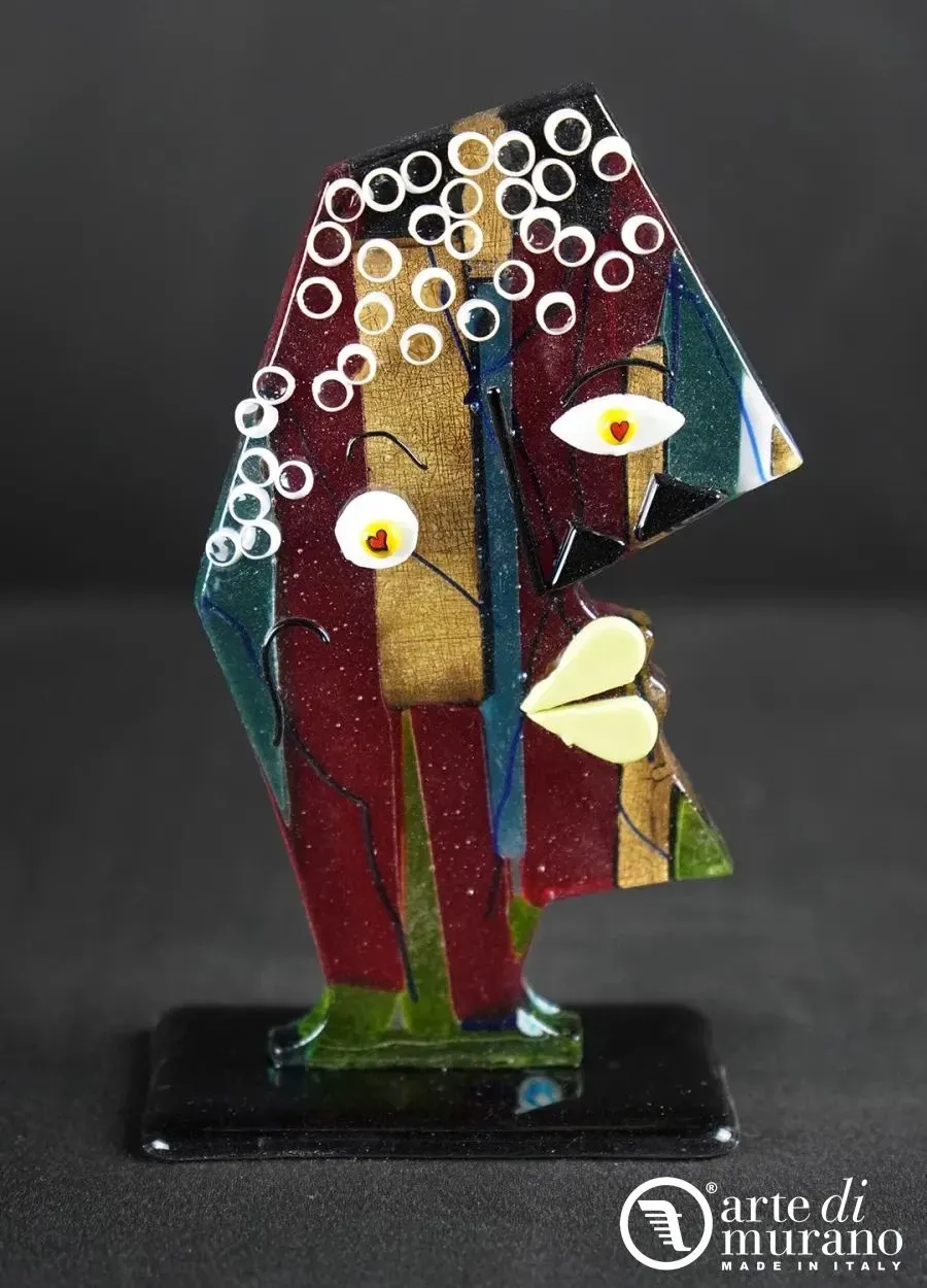 obrazek 1 Abstrakcyjny pop-art Picasso w szkle Murano