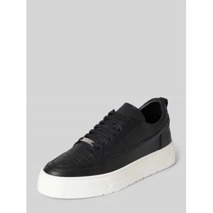 Zdjęcie Sneakersy ze skóry z detalem z logo model ‘FLINT’