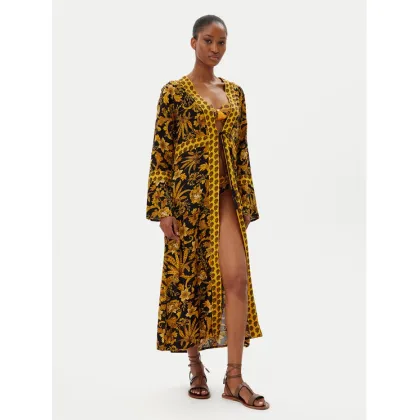 Zdjęcie Selmark Kimono BM297 Czarny Relaxed Fit