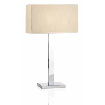 Zdjęcie Elegancka lampa stołowa z chromowanego mosiądzu od marki Lumis 900