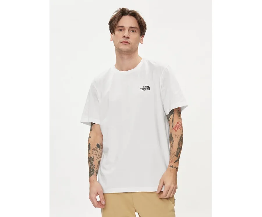 obrazek 1 The North Face T-Shirt Simple Dome NF0A87NG Biały Regular Fit