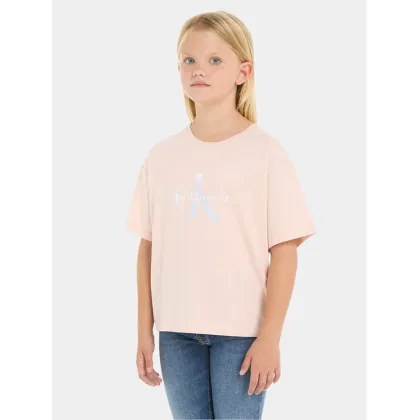 Zdjęcie Calvin Klein Jeans T-Shirt Serenity IG0IG02434 Różowy Boxy Fit