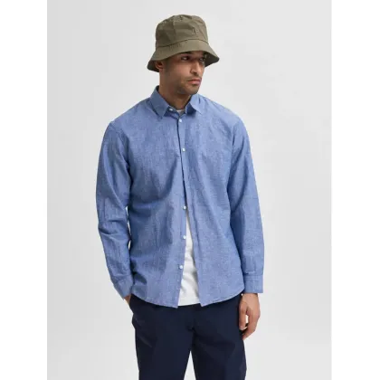 Zdjęcie Selected Homme Koszula 16078867 Niebieski Slim Fit